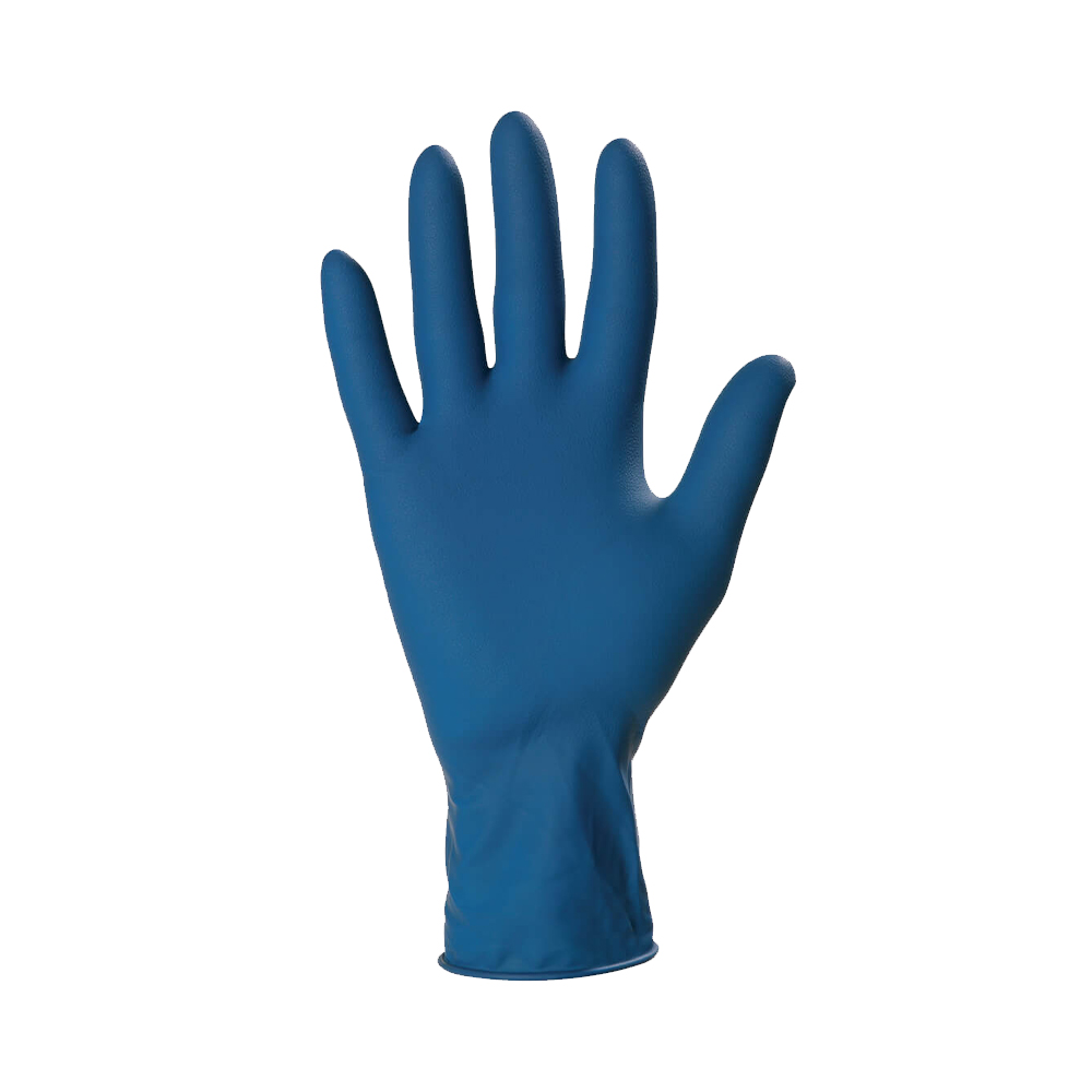 Guanti monouso resistenti Hi-Risk Pro in lattice blu tg. S (6-6.5) (50pz/cf)