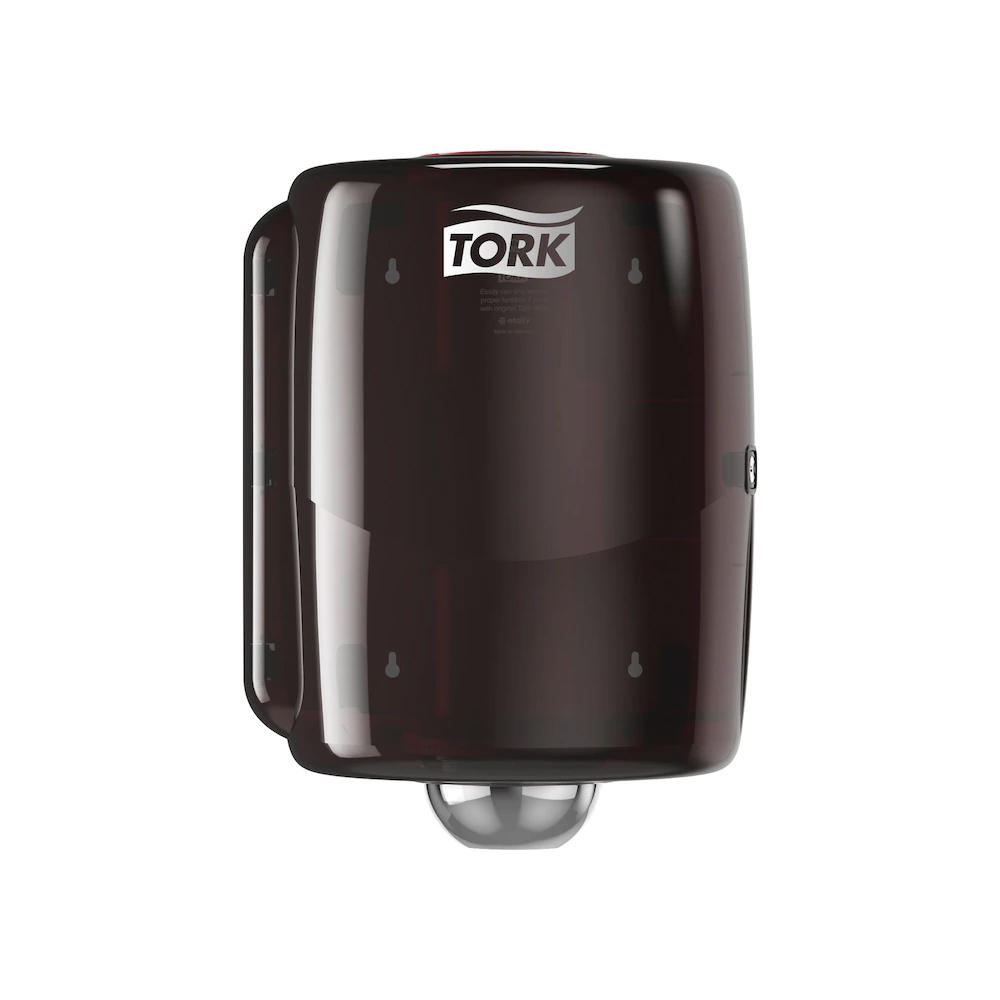 653008 Dispenser Maxi a estrazione centrale manuale rosso e nero Tork (Sistema:W2)