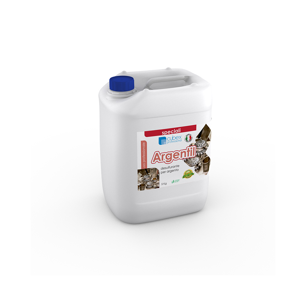 Argentil 5 kg - Detergente per la pulizia e diossidazione dell'argento