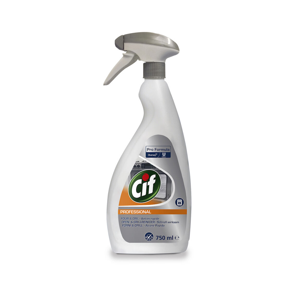 Cif forni e grill 750 ml - Detergente energico per forni e grill per la rimozione delle incrostazioni