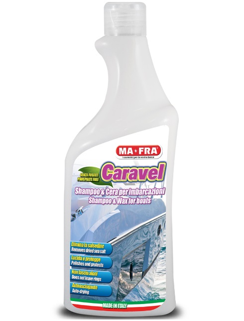 Mafra boat caravel shampoo e cera per imbarcazioni 750 ml