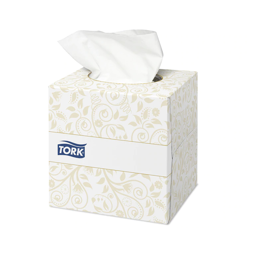 140278 Veline per il viso Extra Soft 2 veli in cubo Tork (100pz/cf)