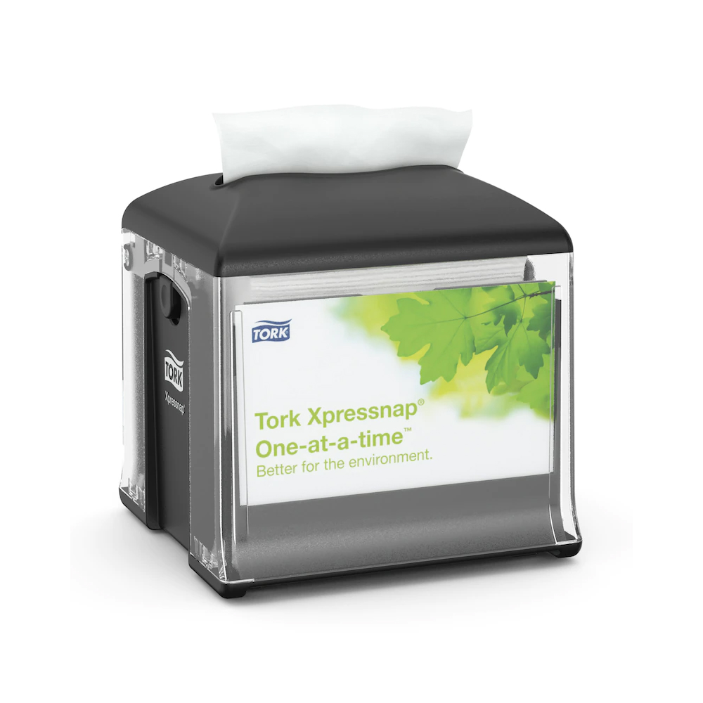 272808 Dispenser da tavolo per tovaglioli Xpressnap Snack nero Tork (Sistema:N10)