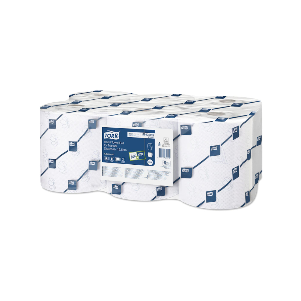 471141 Asciugamani rotolo Nexturn per dispenser manuale 2 veli Tork (6pz/ca)(Sistema:H14)