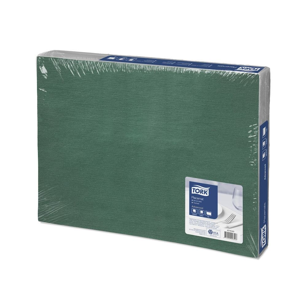 474549 Tovaglietta in carta verde 30X40 cm Tork (500pz/cf)