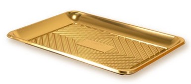 Portapaste kado' dorato 32x22 cm in polipropilene (50pz/cf)