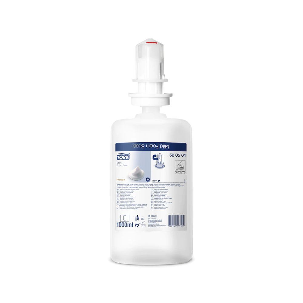 520501 Sapone a schiuma Foam Soap 1000 ml Tork (Sistema:S4)