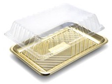 Coperchio portapaste kado'32x22 cm in pet (50pz/cf) 