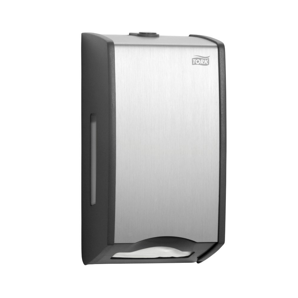 456000 Dispenser carta igienica intercalata manuale alluminio Tork (Sistema:T3)