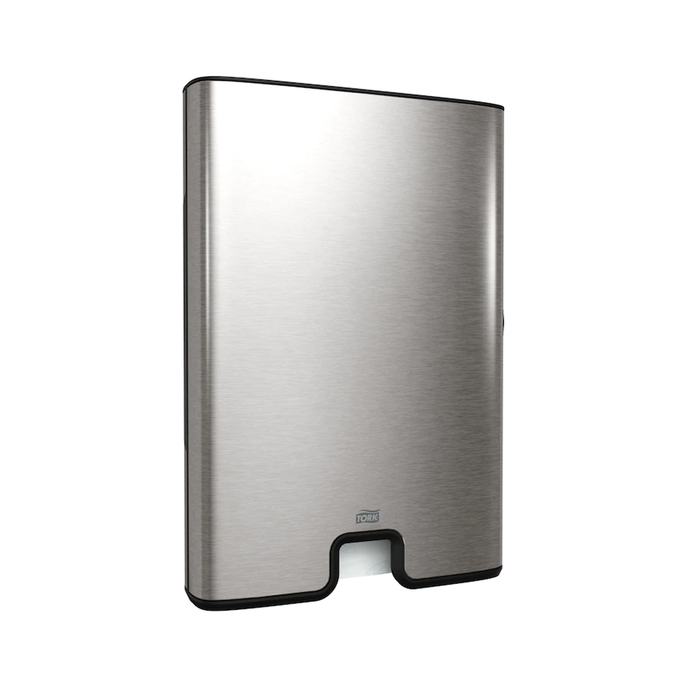 460004 Dispenser asciugamani piegati a Z manuale acciaio Tork (Sistema:H2)