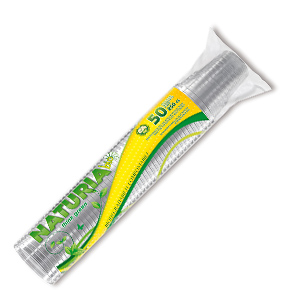 207712 Bicchieri aristea naturia bio PLA 350 CC (50pz/cf)
