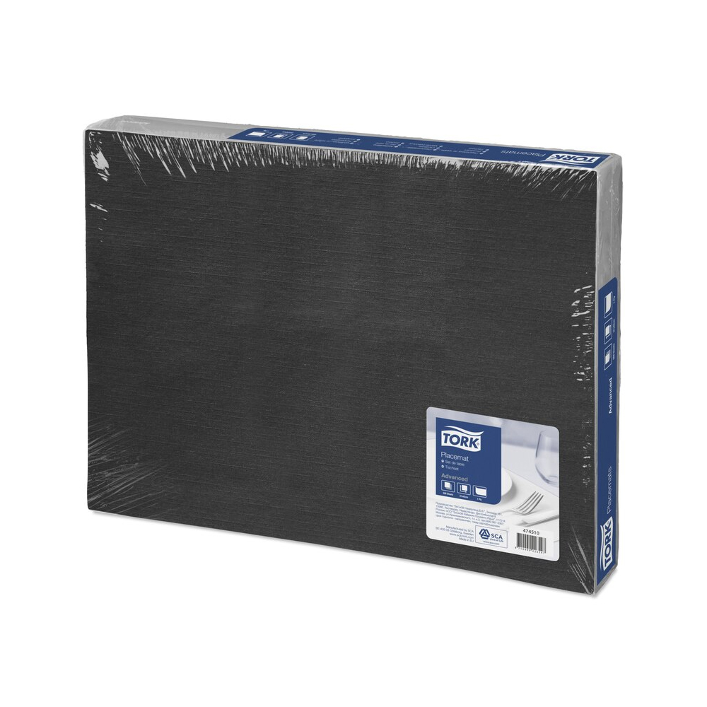 474510 Tovaglietta in carta antracite 30X40 cm Tork (500pz/cf)