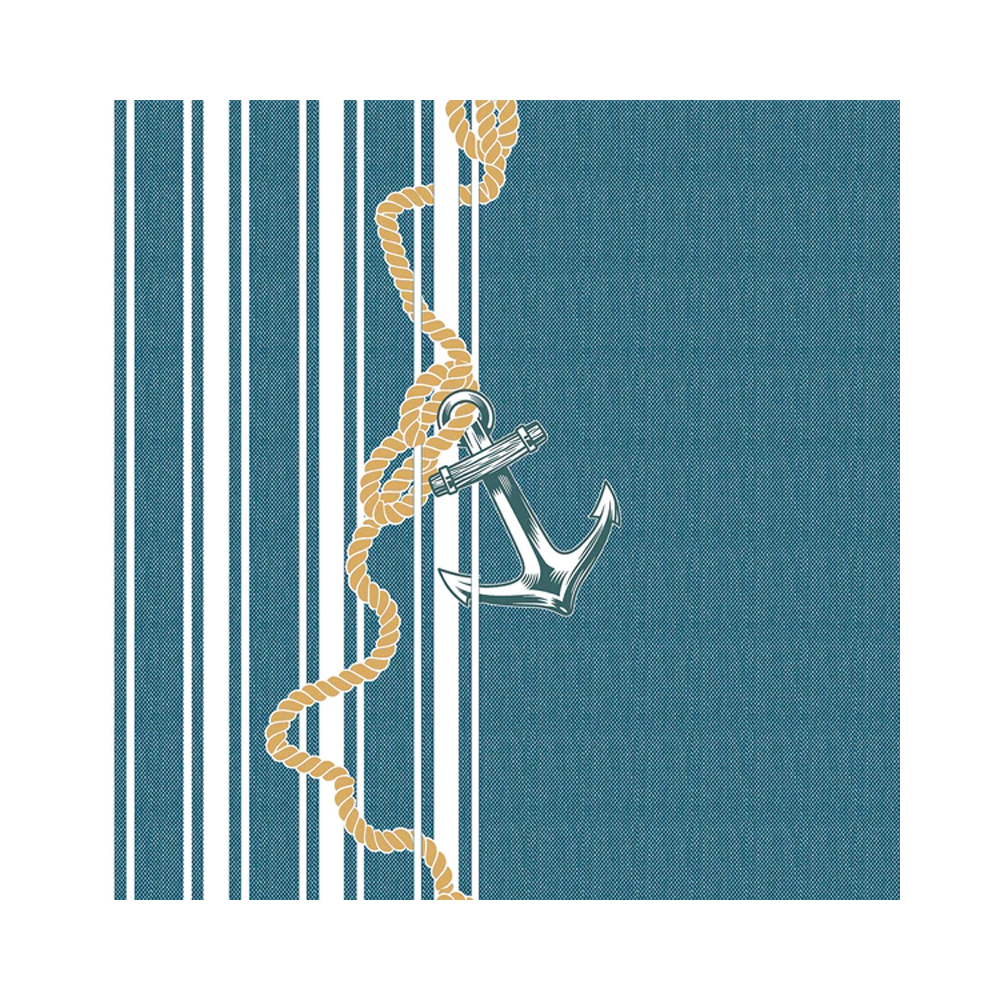 1162208 TOVAGLIA NEWPORT BLU 100X100 CM (30PZ/CF) 