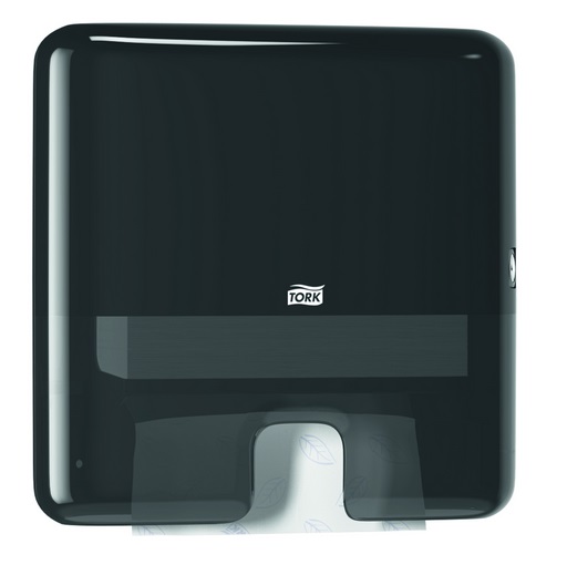 552108 Dispenser Mini asciugamani piegati a Z manuale nero Tork (Sistema:H2)