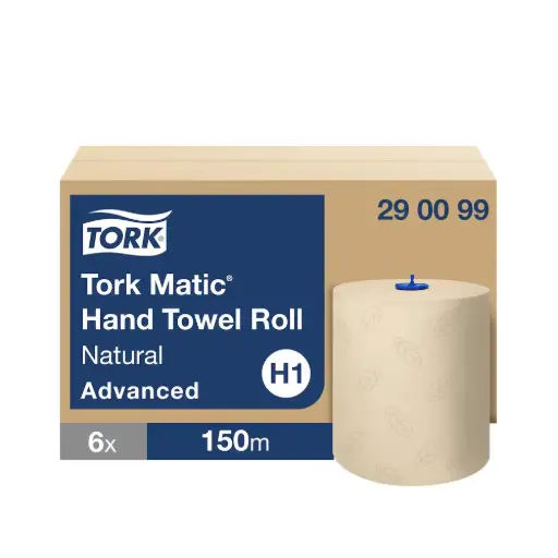 [TRK0895] 290099 Tork Matic® Asciugamani monouso a rotolo Natural, Advanced, H1, 6 rotoli da 150 m