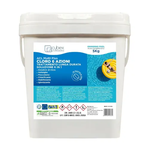 Cloro Multifunzione 6 Azioni ACL MULTI PLUS  in Pastiglie 200g per Piscina