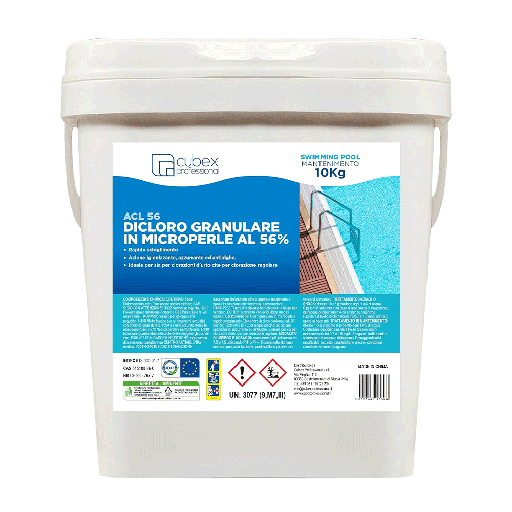 Dicloro Granulare 56% per Piscina – Cloro Shock e Mantenimento ACL 56 