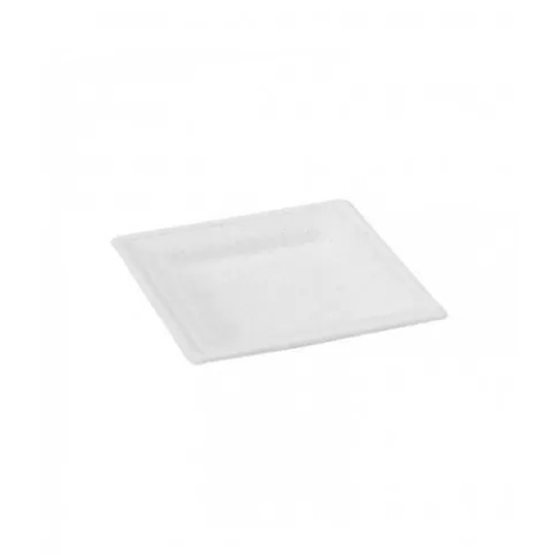[BRN0092] 510009 Piatto quadrato 16 cm in polpa di cellulosa (50 pz/cf) 
