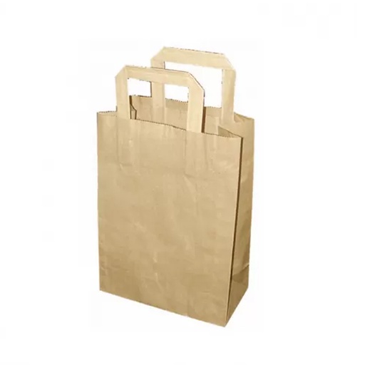 [FPK0040] 210MCABBR Shopper avana 20x10x28 cm in carta kraft 250pz