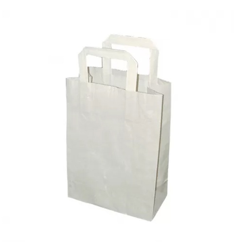 [FPK0020] 210CABABYW Shopper baby bianca 17.5x9x21.5 cm in carta 