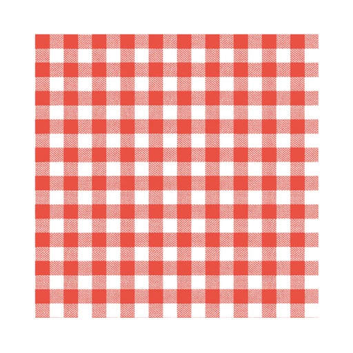 [SNTS0032] 1153907 Tovaglia trattoria rosso 100x100 cm (30pz/cf)(5cf/ca) 