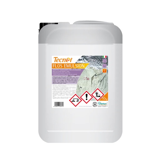 [BET0015] Tecnet flos emulsion 10 kg - additivo sgrassante per lavanderia
