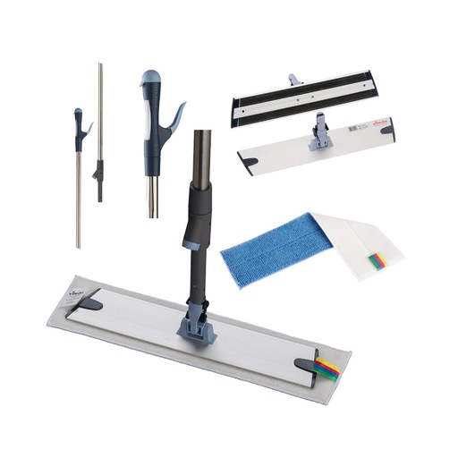 [VLD0031] SprayPro Inox Kit per lavaggio pavimenti (Manico spray + telaio + mop)