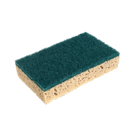 [VLD0032] Spugna doppio uso con abrasivo verde (10pz/cf)