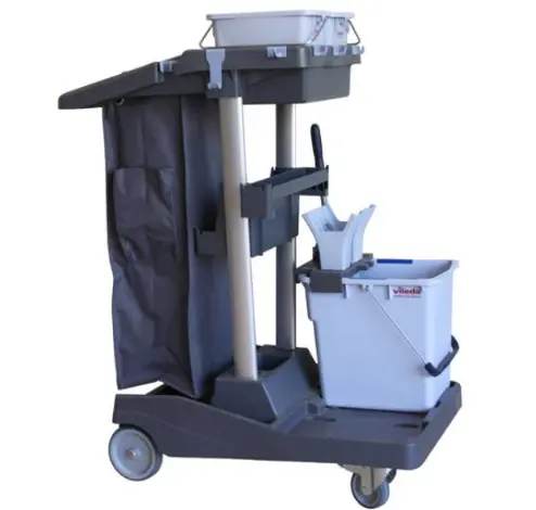 [VLD0001] Carrello per pulizie professionali Voleo Pro Standard in plastica/alluminio
