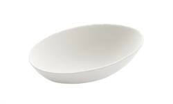 [BRN0072] 550003 Finger food ovale 8x5,4 cm in polpa di cellulosa (20pz/cf)