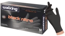 [BRN0045] Guanti black nitro nero tg,M (8-8.5) (100pz/cf) 