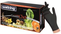 [BRN0050] Guanti chef nero tg,S (6-6.5) (100pz/cf)