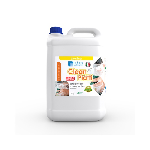 [CBXPR0027] Clean Piatti 5 kg - Detergente per lavaggio manuale di piatti e stoviglie