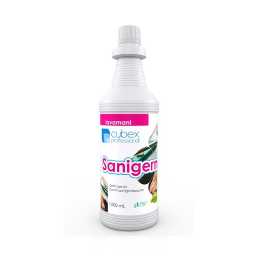[CBXPR0123] Sanigerm 1000 ml - sapone lavamani igienizzante ai sali quaternari di ammonio neutro