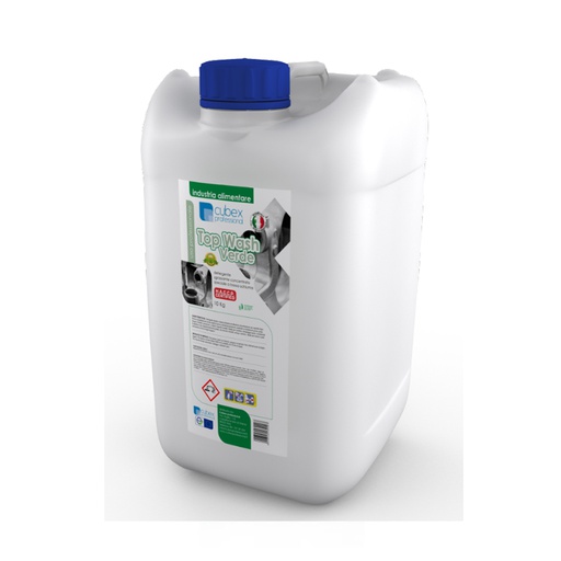 [CBXPR0164] Top wash verde kg 10 - detergente sgrassante lavapivmenti concentrato speciale a bassa schiuma