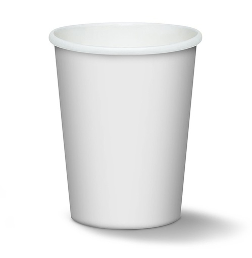 [WBIO023] 91106 Bicchieri bianchi in cartoncino 90 ml (3 oz) (50pz/cf)  