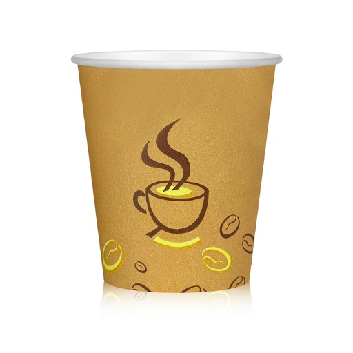 [WBIO027] 91124 Bicchieri stampa caffe in cartoncino 120 ml (4 oz) (50pz/cf) 