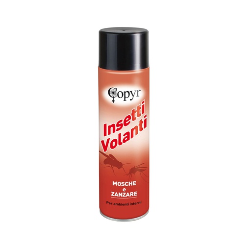 [CPYR0006] Insetti volanti bombola insetticida mosche e zanzare 400 ml