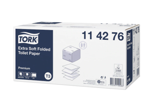 [TRK0153] 114276 Carta igienica intercalata extra 2 veli Tork (252pz/cf)(30cf/ca)(Sistema: T3)