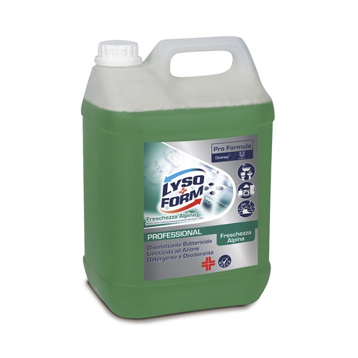 [DVSY0038] Lysoform Pro Formulae Freschezza Alpina 5L - Disinfettante battericida lieviticida ad azione detergente e deodorante