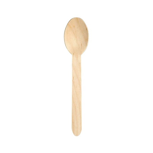 [WBIO052] 90206 Cucchiaio monouso in legno (25pz/cf)