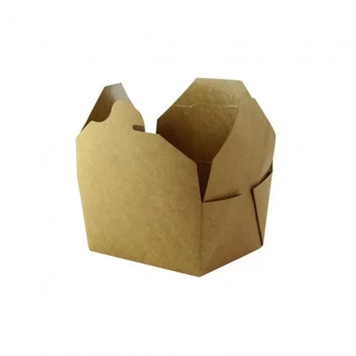 [FPK0011] 210BIO33K scatola antiunto avana  1500 ml 21,5x16x6,5 cm in cartone kraft /pla (50pz/cf)