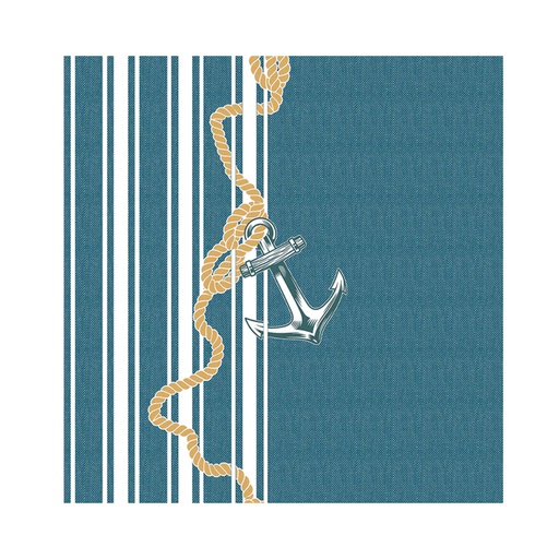 [SNTS0055] 1162208 TOVAGLIA NEWPORT BLU 100X100 CM (30PZ/CF) 