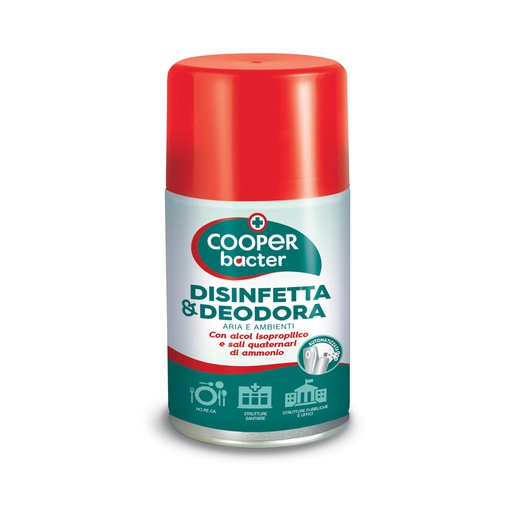 [CPYR0016] Cooperbacter bombola disinfettante aria ed ambienti 250 ml