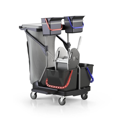 [IPT0004] Carrello Revolution con strizzatore New Line 
