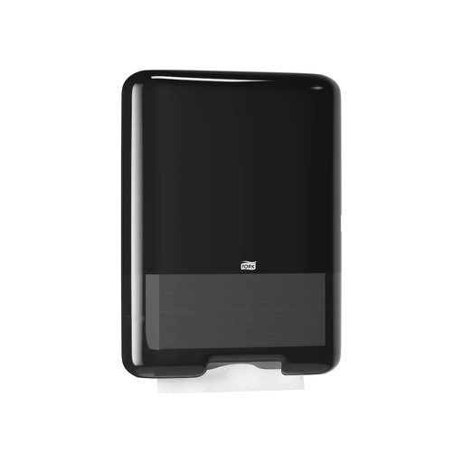 [TRK0176] 553008 Dispenser asciugamani piegati a V/C manuale nero Tork (Sistema:H3)