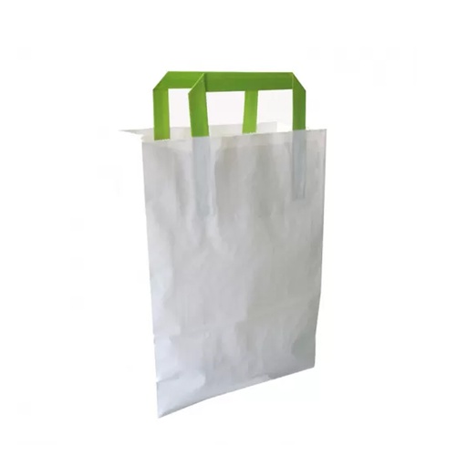 [FPK0038] 210MCABB20 Shopper bianca 20x10x28 cm in carta kraft  (250pz/ca)