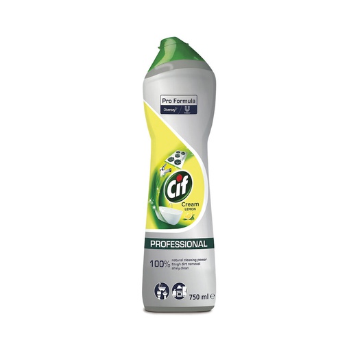 [DVSY0007] Cif crema limone 750 ml  - Detergente liquido cremoso per le superfici lavabili di bagno e cucina