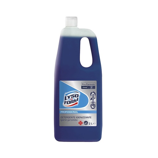 [DVSY0030] Lysoform detergente igienizzante 2 l - Con fresco profumo di pulito per pavimenti e superfici