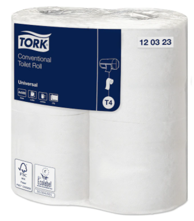 [TRK0033] 120323 Carta igienica Universal 500 strappi 2 veli Tork (28pz/cf)